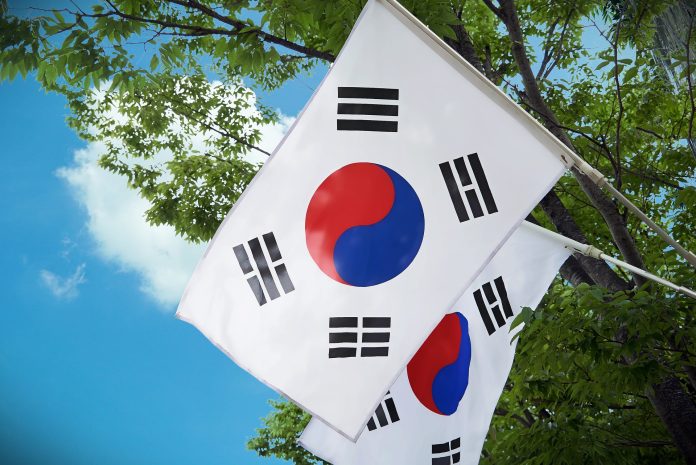 Южна Корея флаг