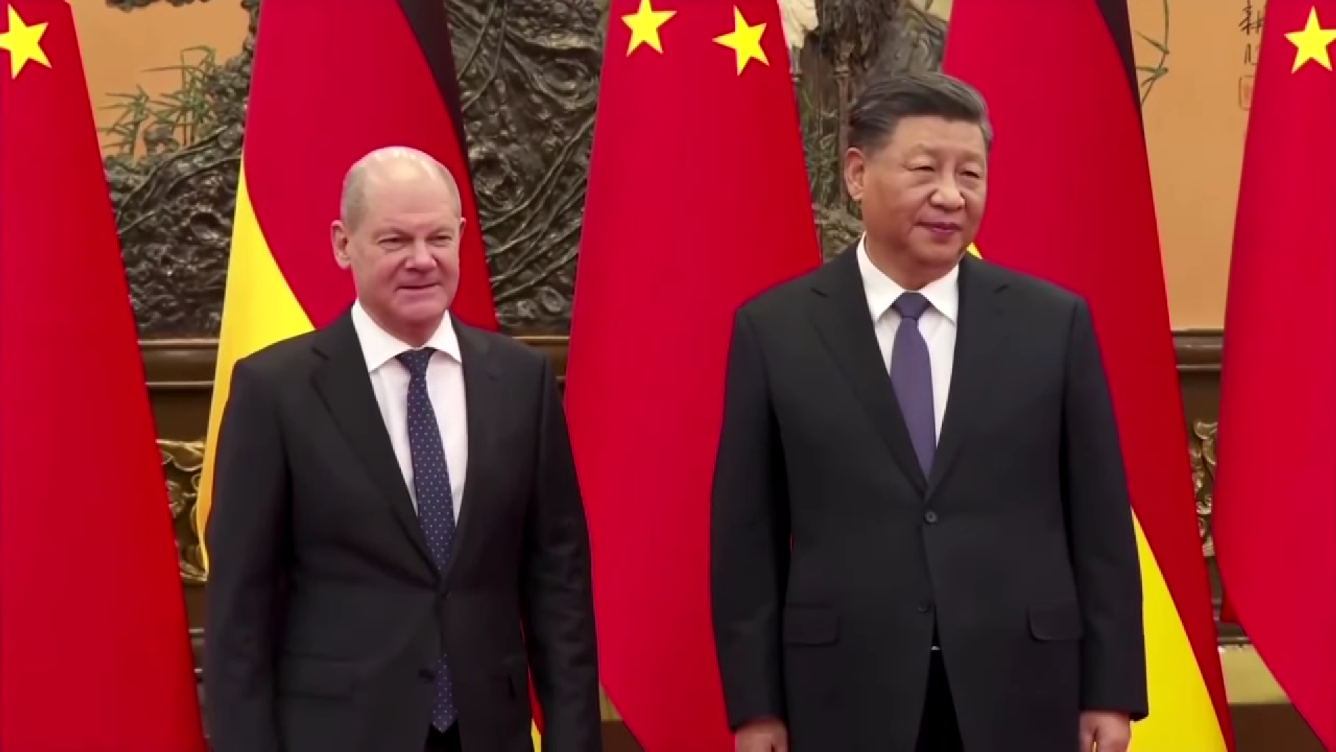 Си Цзинпин Олаф Шолц